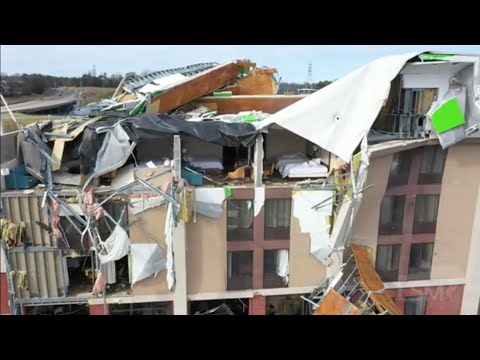 01-26-2021 Fultondale, AL - Hampton Inn Major Damage - Fultondale High School Damage