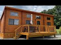 Unique Charming Skyview Log Cabin by Lancaster Log Cabins