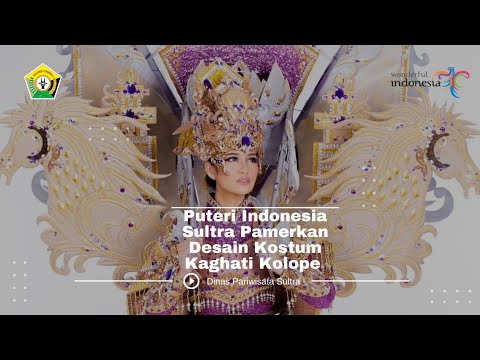 Puteri Indonesia Sultra Pamerkan Kostum Kaghati Kolope pada Ajang Puteri Indonesia 2023