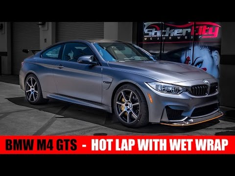 BMW M4 GTS Hot Laps and Wet Wraps -- Xpel Matte