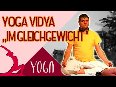 YOGA "Im Gleichgewicht" Mittelstufe mit Mahavira - Yoga Vidya Live 16:15 Uhr 16.03.2021