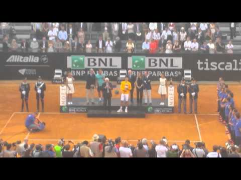 Internazionali Roma 2015 - premiazione finale maschile