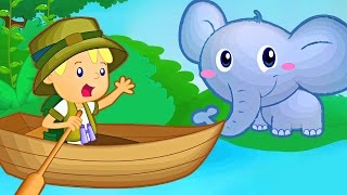 Row Row Row Your Boat - Learning Nursery Rhymes & Teaching Songs for Children