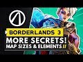 BORDERLANDS 3 | MORE SECRET CODES, NEW ELEMENT, MAP SIZES & MORE!