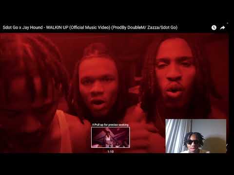 SDOT WAS CAUSING MAYHEM !! Sdot Go x Jay Hound - WALKIN UP (Official Music Video) REACTION
