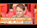 Persconferentie & presentatie Frank de Boer als bondscoach bij Oranje