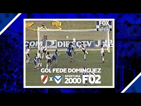 GOL | River 2 Vs Velez 1 | Apertura 2000 | Fecha 02 | F DOMINGUEZ