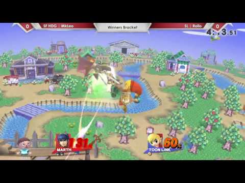 SP47 - SF HDG | MkLeo (Marth) Vs. SL | Rollo (Toon Link) Winners Bracket - Smash 4