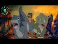 Littlefoot And Cera Escape The Fierce T Rex The Land Before Time