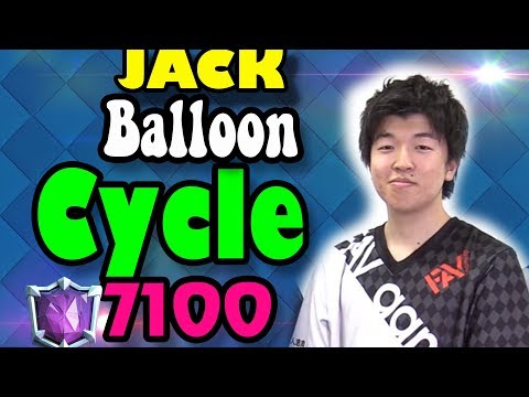 🔥JACK and CocaRX 👈 Balloon Cycle 7100+ gameplays - Clash Royale