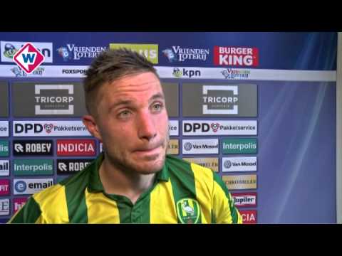 Reactie ADO-speler Aaron Meijers na Willem II - ADO Den Haag