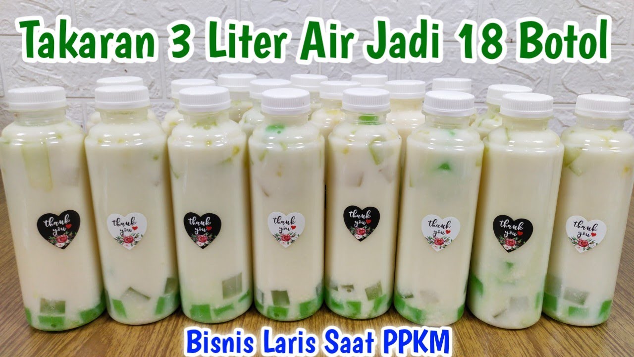 Takaran 3 Liter Air Jadi 18 Botol