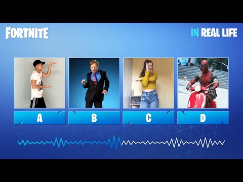 ADIVINA EL BAILE DE FORTNITE EN LA VIDA REAL - FORTNITE CHALLENGE - PARTE #2 | tusadivi
