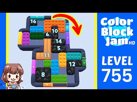 Color Block Jam Level 755 Solution Walkthrough