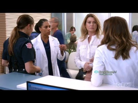 Grey's Anatomy 15x04 Meredith Talks about Her Date with Maggie Amelia & Andy