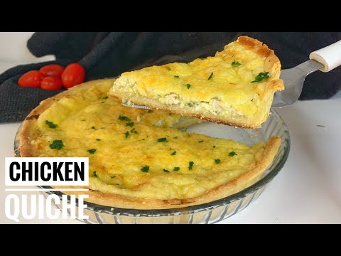 Deliciousnessly | ORIGINAL QUICHE RECIPE | Quiche Crust Recipe | Chicken Quiche