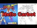 How To Color 헬로 카봇 Hello Carbot 하이퍼빌디언 For Kids Hello Carbot Coloring Pages
