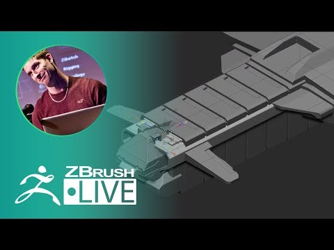 Create an Aircraft While Learning Hard Surface Modeling Tips with Pixologic Paul Gaboury - Part 2