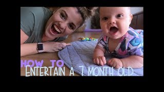 7 month old activites | How to entertain a baby | 7 month old routine *The Rashidies*