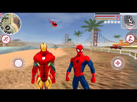 Süper Kahraman Demir Adam Oyunu - Amazing Iron Rope Hero Newyork City #37 - Android Gameplay