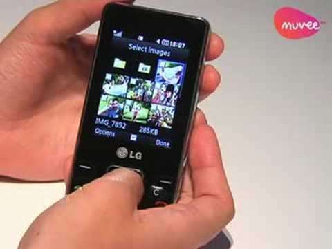 muvee Studio on a LG KC550