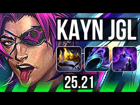 KAYN vs AMUMU (JGL) | Legendary, 6 solo kills | EUW Master | 25.21
