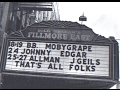 J Geils Band - Fillmore East - NYC  6/27/71 Full Concert