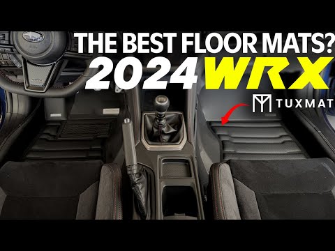 The BEST Floor Mats for my 2024 Subaru WRX RS | TUX MATS