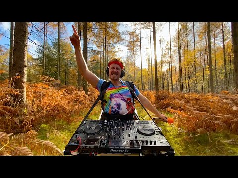 Mobile DJ hikes through MOUNTAINS....