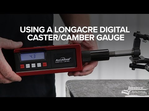 Using a Digital Caster/Camber Gauge