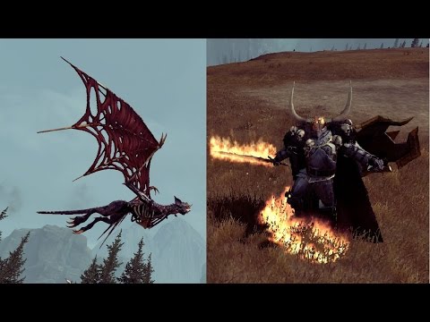 Terrorgheist vs Archaon the Everchosen - WARHAMMER Total War Epic Duel