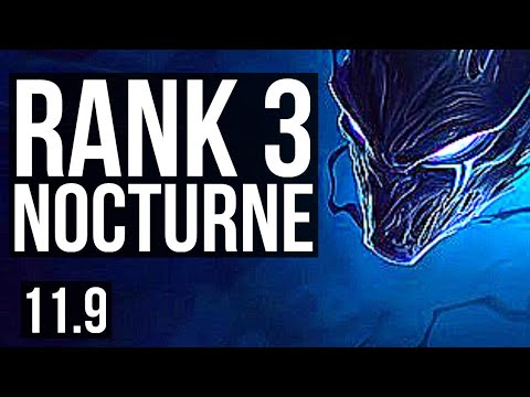 NOCTURNE vs SETT (TOP) (DEFEAT) | Rank 3 Nocturne, 6 solo kills, Dominating | EUW Challenger | v11.9