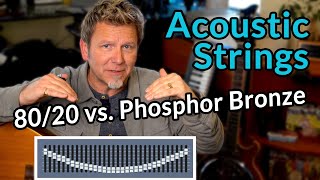 Video thumbnail for 80/20 Bronze or Phosphor Bronze? — Which strings are BEST for YOUR acoustic? by Robert Cassard