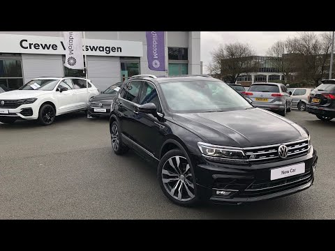 Brand New Volkswagen Tiguan 2.0TDI R-Line Tech in Deep Black - Crewe Volkswagen