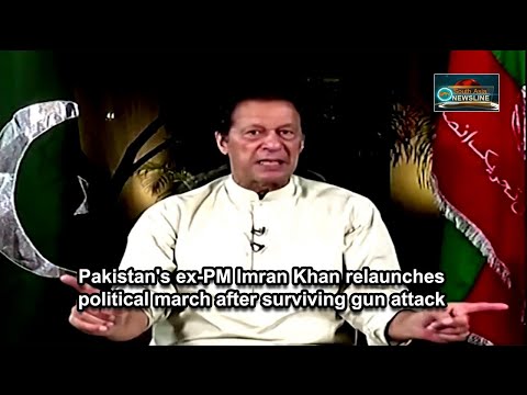 Pakistan's ex PM Imran Khan relaunches political march after surviving gun attack