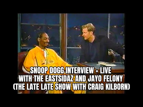 Snoop Dogg interview + live with the Eastsidaz, Jayo Felony (The Late Late Show with Craig Kilborn)
