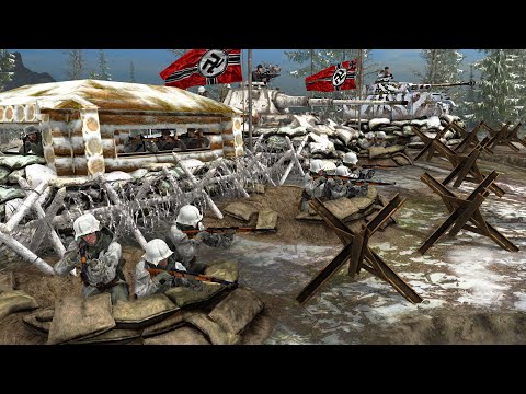 Can German Army Bunker Hold VS 3,000 SOVIETS!? - Gates of Hell: WW2 Mod