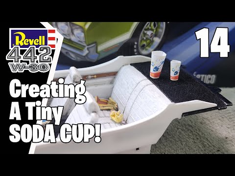 1971 Oldsmobile 442 Model Build Ep.14 | Realistic Chassis Weathering & A Tiny Soda Cup!