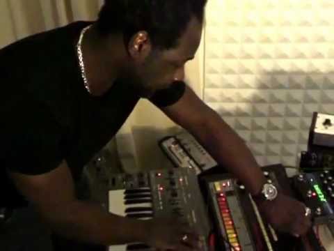 A Guy Called Gerald plays analogue in his studio