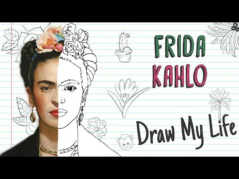 FRIDA KAHLO｜ドローマイライフ (FRIDA KAHLO  | Draw My Life)