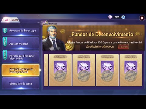 VIREI BURGUÊS SAFADO SQN!!! AONDE GASTAR CUPONS PRIMEIRO NO JOGO - SAINT SEIYA AWAKENING