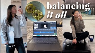 how I'm balancing my new job and youtube | work day in my life vlog