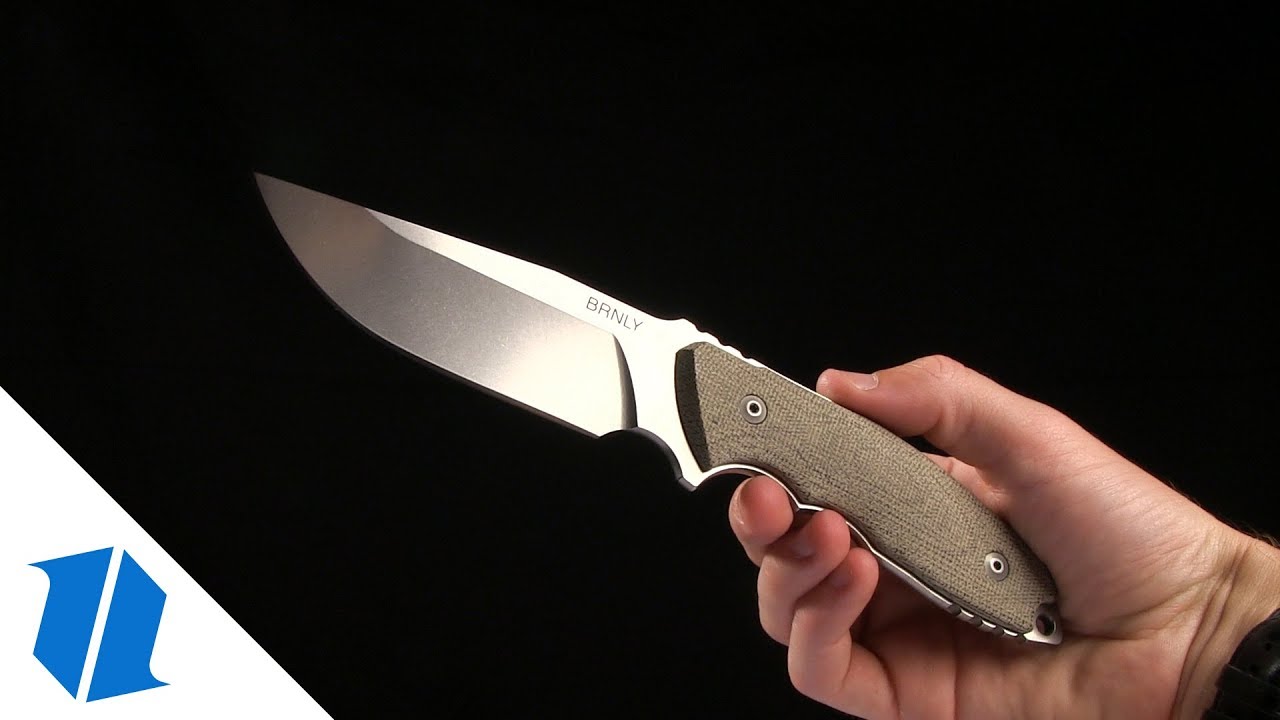 Burnley Knives BRNLY Huck Fixed Blade Knife Black G-10 (4.5" Bronze Camo)