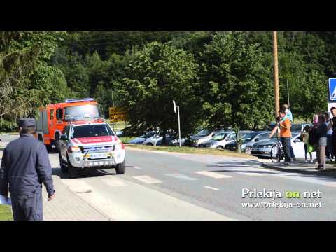 Gasilska vaja »Požar in evakuacija - hotel Bioterme Mala Nedelja 2015« 