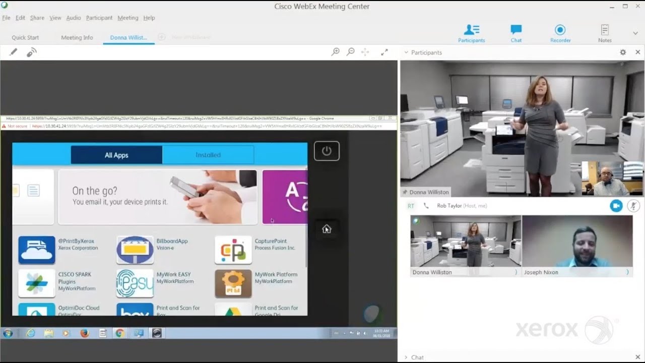 Xerox Virtual Office Product Demo YouTube Video