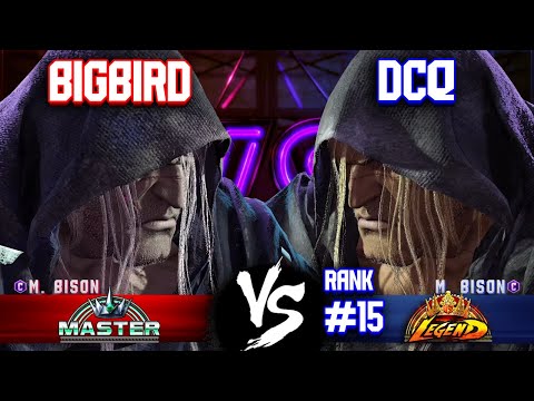 SF6 ▰ BIGBIRD (M. Bison) vs DCQ (#15 Rank M. Bison) ▰ High Level Gameplay