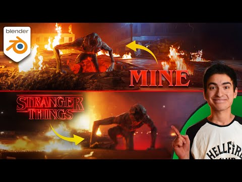 STRANGER THINGS 5 Took 3 Years… I Recreated It In 3 Days Using VFX (Blender)