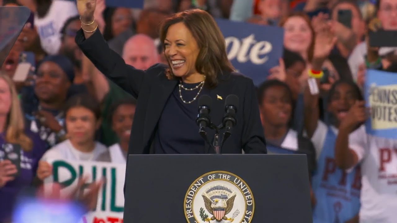 Harris urges young voters to demand change at Philadelphia rally
