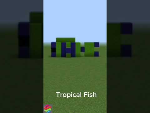 conmc - Minecraft tropical fish 🐟 #shorts