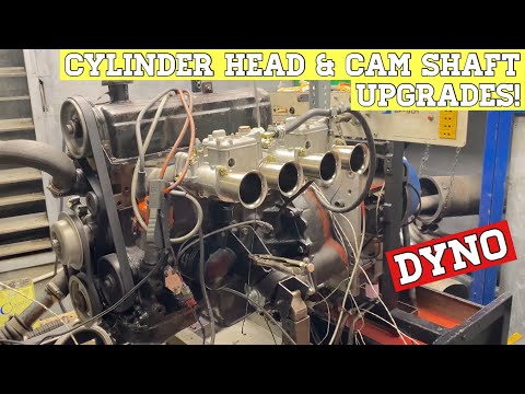 Ford Pinto 2.0 Big Valve & PH4 Newman Cam Vs Standard Head/Cam Dyno tested